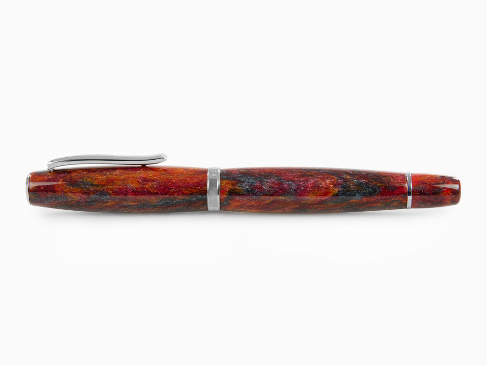 Scribo La Dotta Turrita Fountain Pen,18K, Limited Edition, DOTFP09RT1803