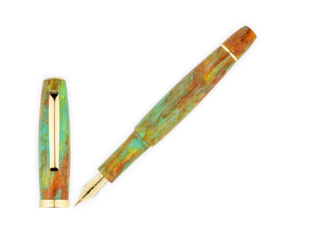 Scribo La Dotta Valverde Fountain Pen, 14K, Limited Ed, DOTFP10YG1403