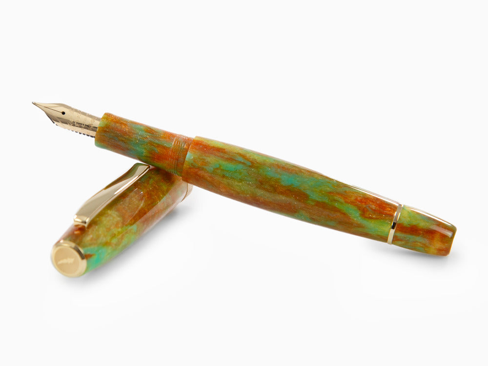 Scribo La Dotta Valverde Fountain Pen, 14K, Limited Ed, DOTFP10YG1403