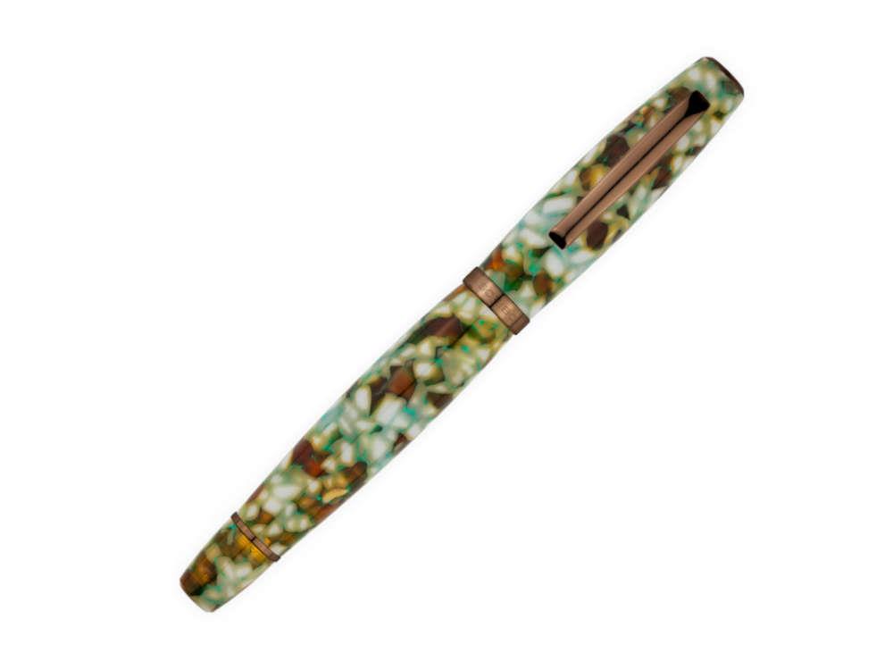 Scribo La Dotta Travertino Fountain Pen, 18K, Limited Ed DOTFP17PC1803