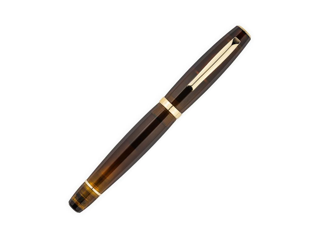 Scribo Feel Ambra Fountain Pen, 14k Gold, Limited Edition, FEEFP38YG1403