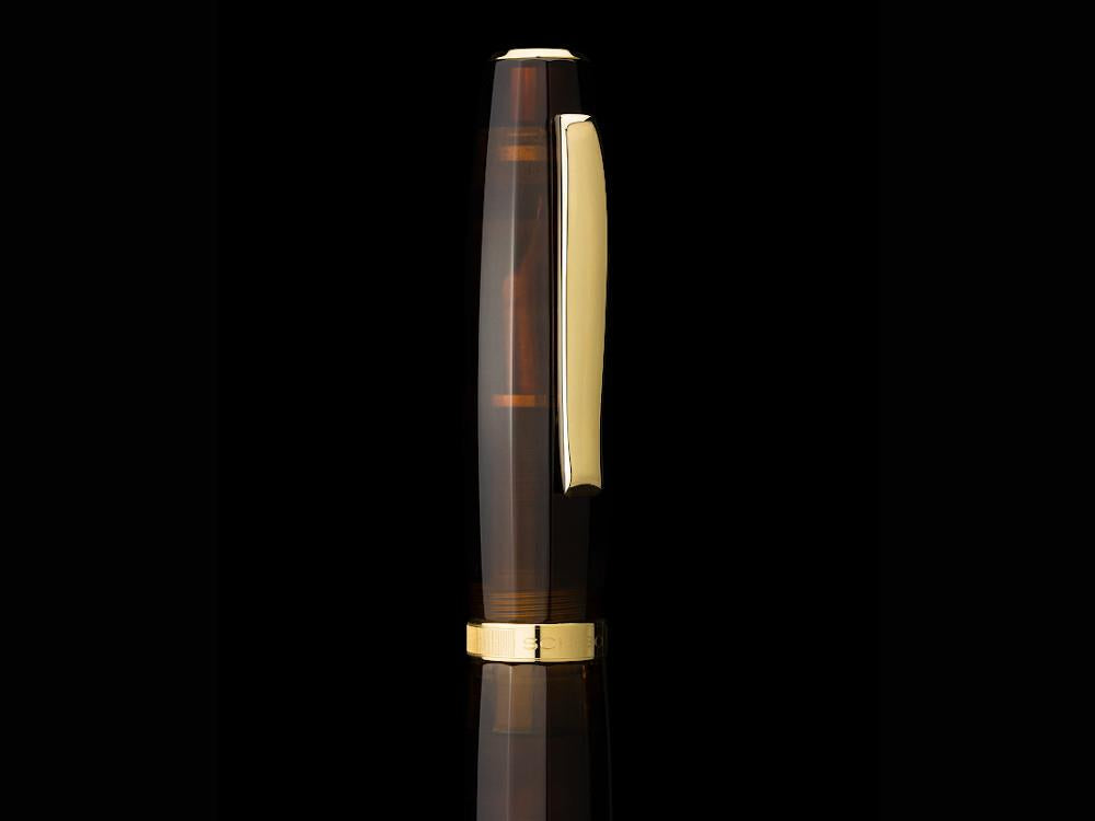 Scribo Feel Ambra Fountain Pen, 14k Gold, Limited Edition, FEEFP38YG1403