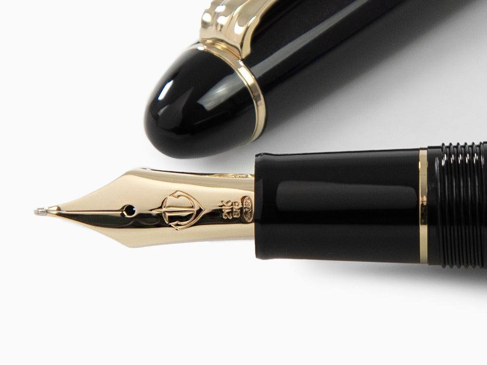 Sailor Special Nib Naginata Fude De Mannen Fountain Pen, 21K Gold