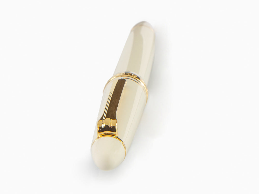 Sailor 1911 Standard Series Fountain Pen, Ivory, Gold Trim, 11-1219-417