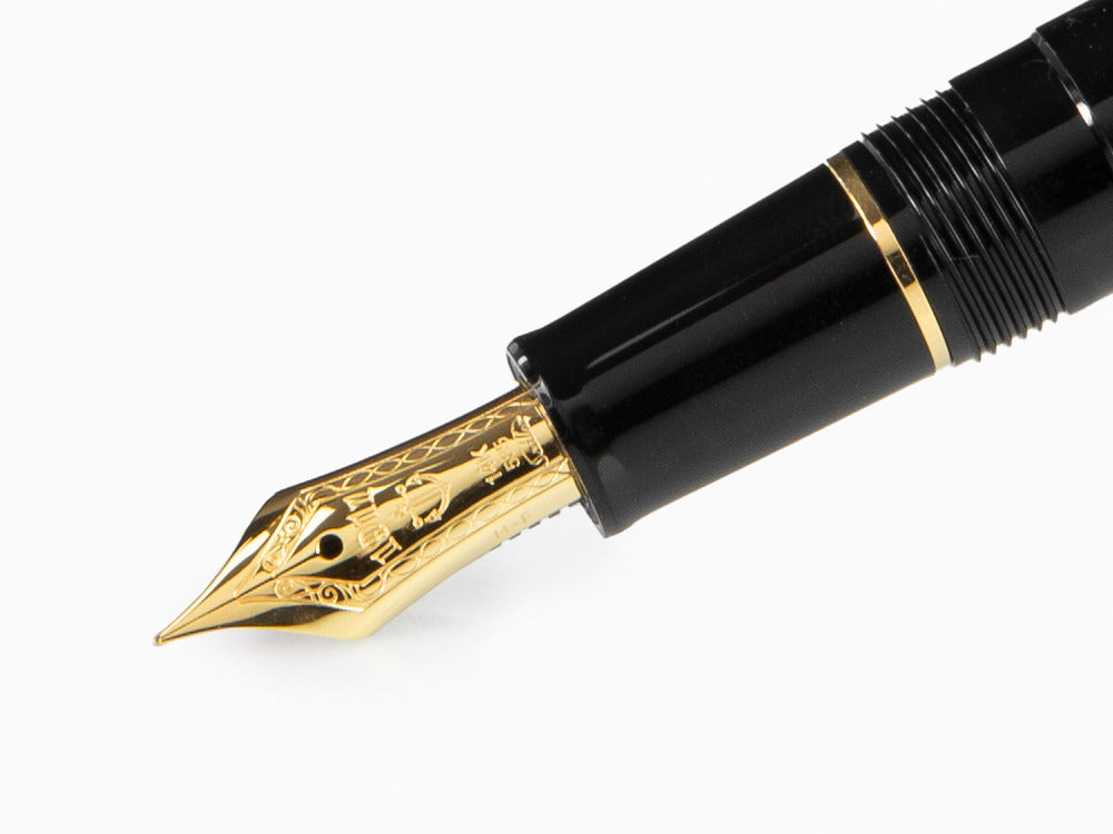 Sailor 1911 Standard Series Fountain Pen, Black, Gold trim, 11-1219-420