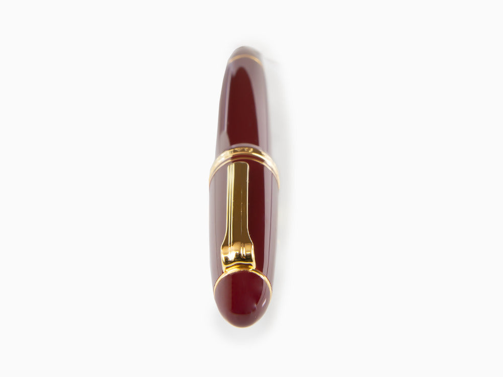 Sailor 1911 Standard Series Fountain Pen, Burgundy, Resin, Gold Trim