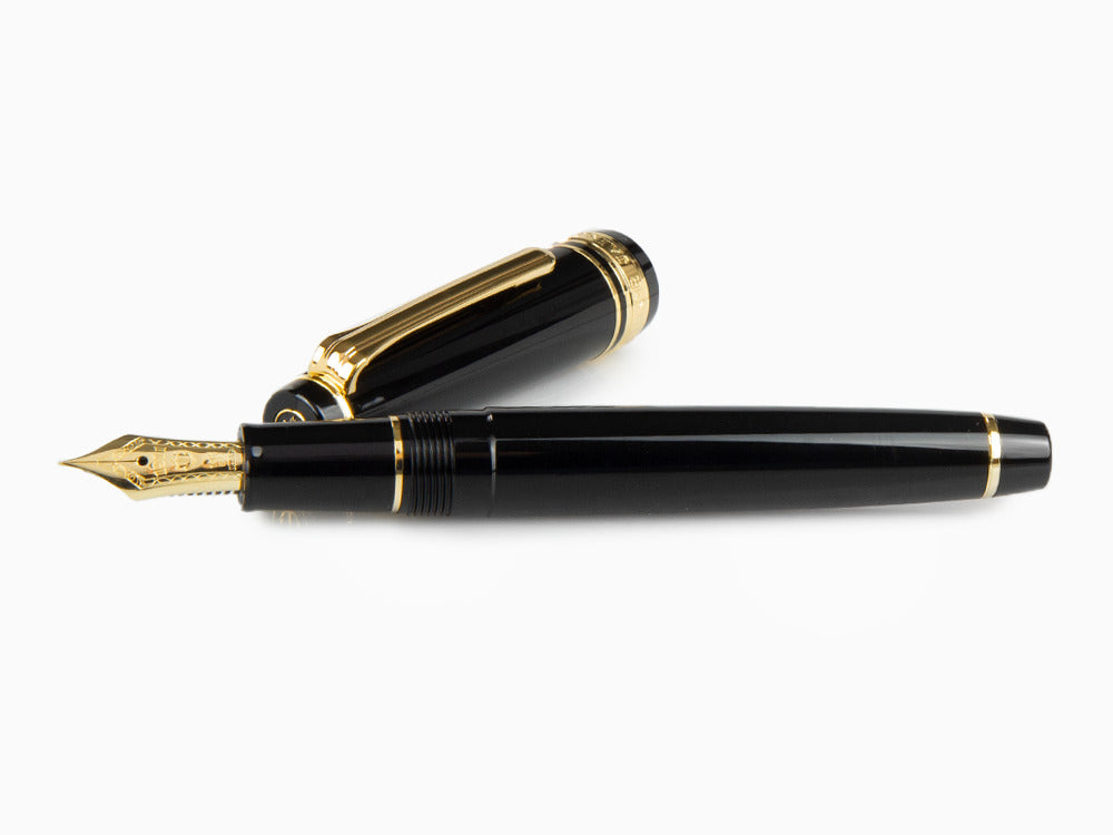 Sailor Professional Gear Slim Gold Fountain Pen, Black, 11-1221-420