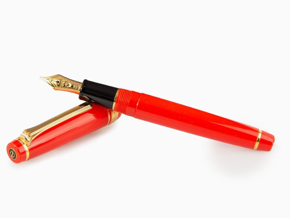 Sailor Professional Gear Slim Gold Fountain Pen, Red, 11-1221-430