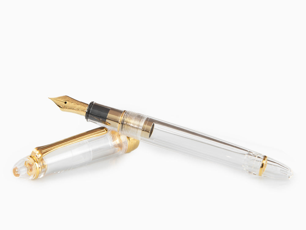 Sailor 1911 Standard Series Fountain Pen, Resin, Demonstrator, Gold trim