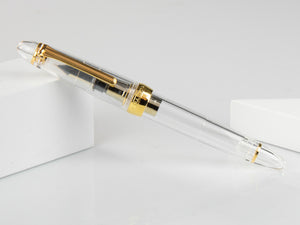 Sailor 1911 Large Series Fountain Pen, Demonstrator, 24k Gold Trim