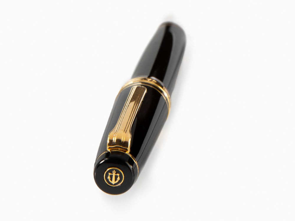 Sailor Professional Gear Gold 24k Fountain Pen, Black, 11-2036-420