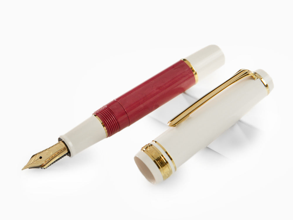 Sailor PG Slim Mini Rencontre Fountain Pen, Bordeaux Fonce, 11-2230-330