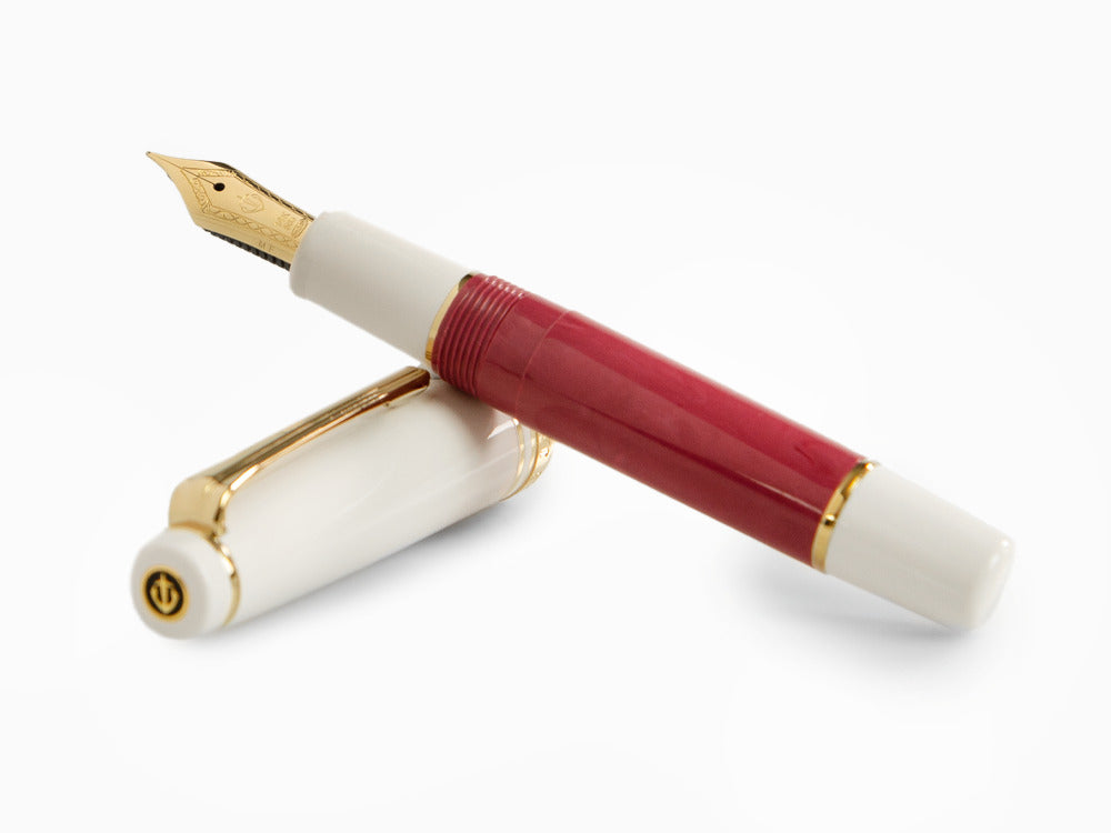 Sailor PG Slim Mini Rencontre Fountain Pen, Bordeaux Fonce, 11-2230-330