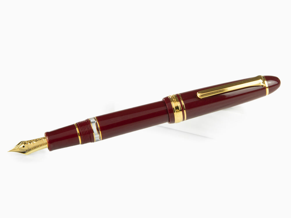 Sailor 1911 Series Realo Fountain Pen, Resin, Maroon, Gold, 11-3924-432