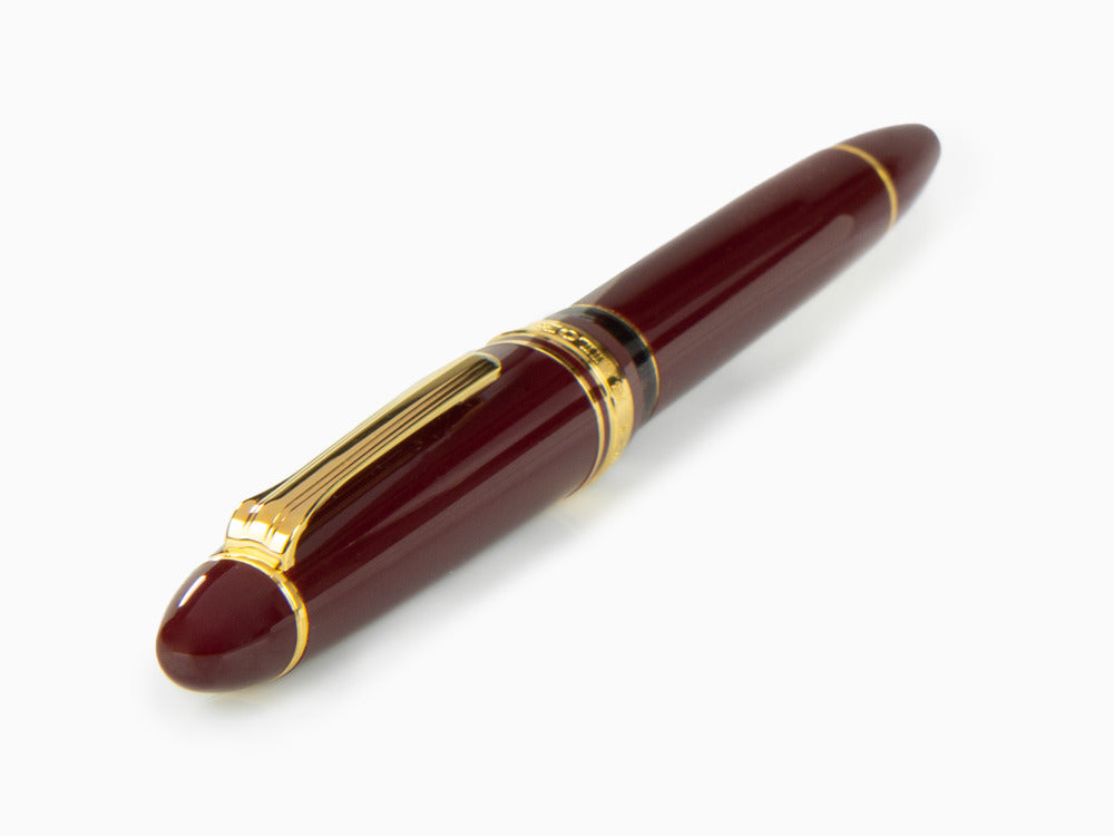 Sailor 1911 Series Realo Fountain Pen, Resin, Maroon, Gold, 11-3924-432