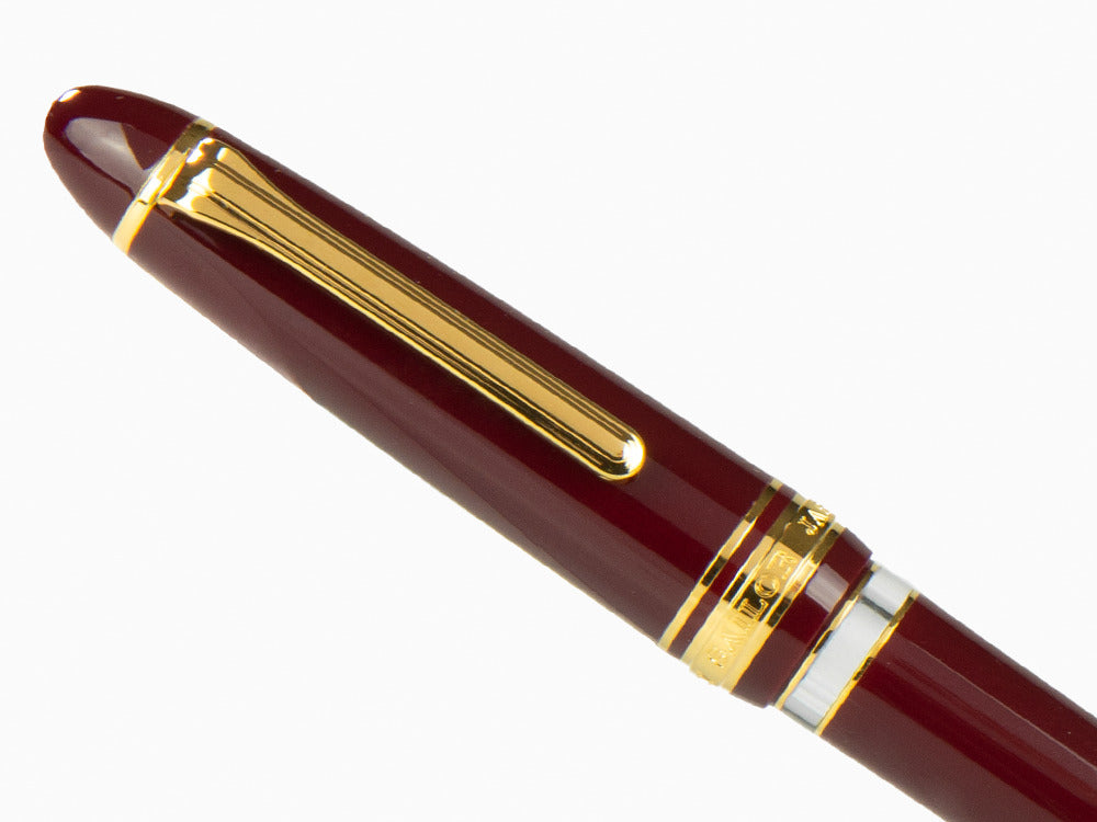 Sailor 1911 Series Realo Fountain Pen, Resin, Maroon, Gold, 11-3924-432