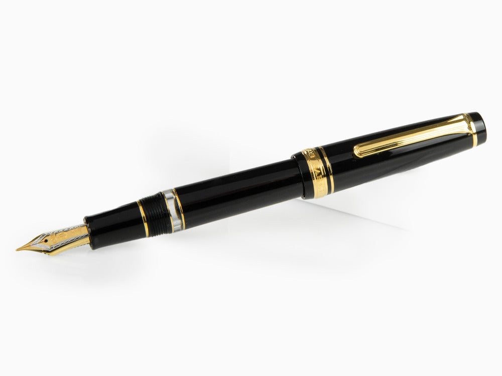 Sailor Professional Gear Realo Fountain Pen, Black, Gold, 11-3926-420