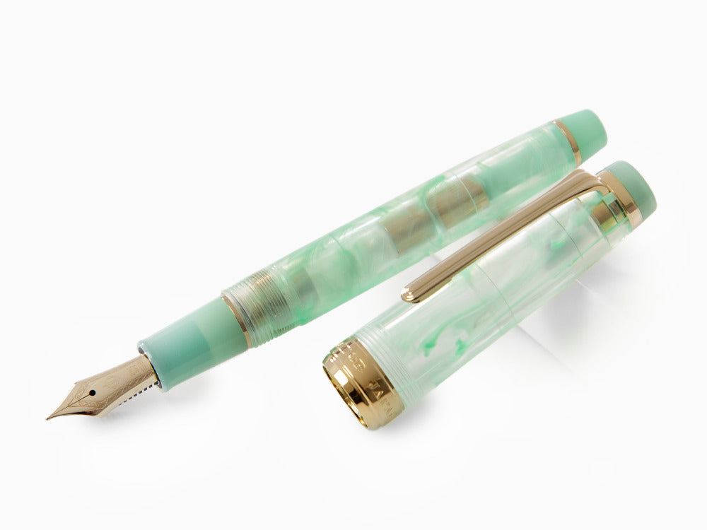 Sailor PG Veilio Pearl Mint Fountain Pen, 21k Gold, 11-5045-467