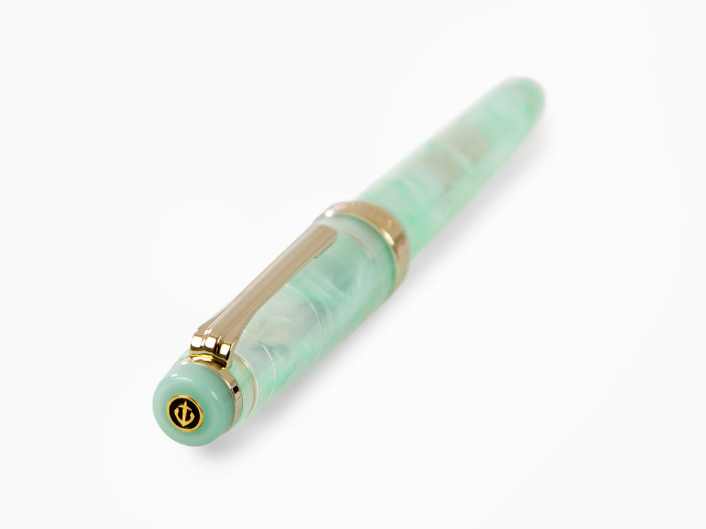 Sailor PG Veilio Pearl Mint Fountain Pen, 21k Gold, 11-5045-467