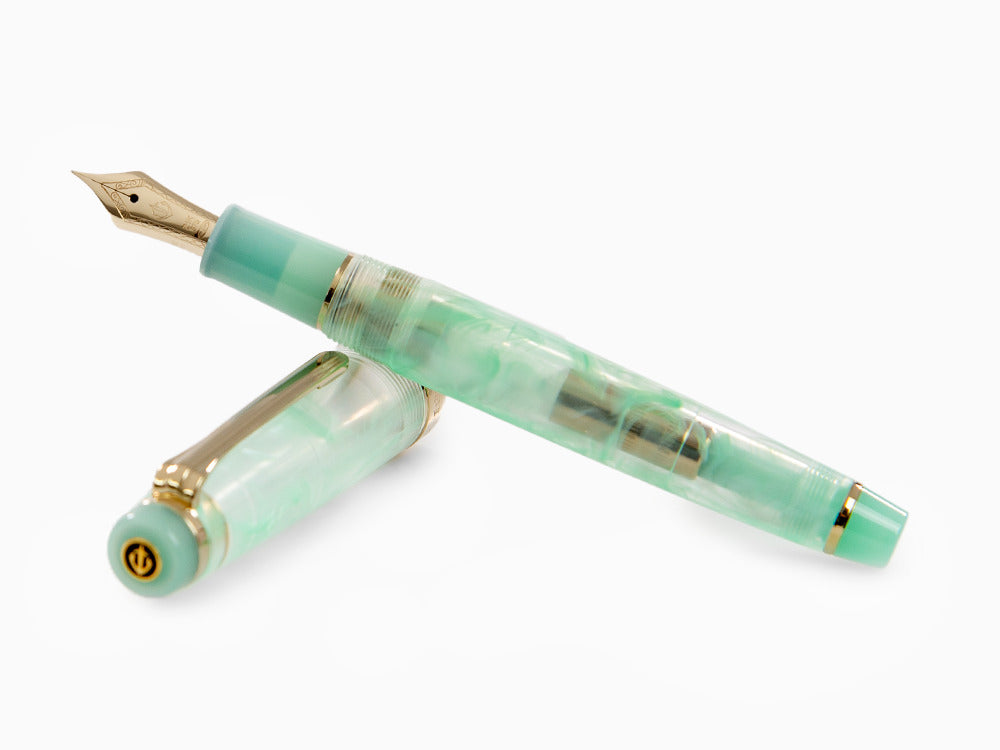 Sailor PG Veilio Pearl Mint Fountain Pen, 21k Gold, 11-5045-467