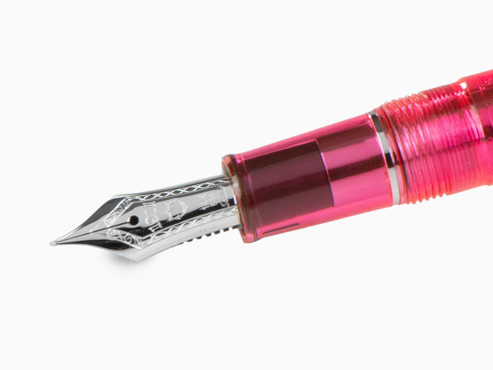 Sailor ProfessionalGear Slim Demonstrator Fountain Pen, Pink, Chrome