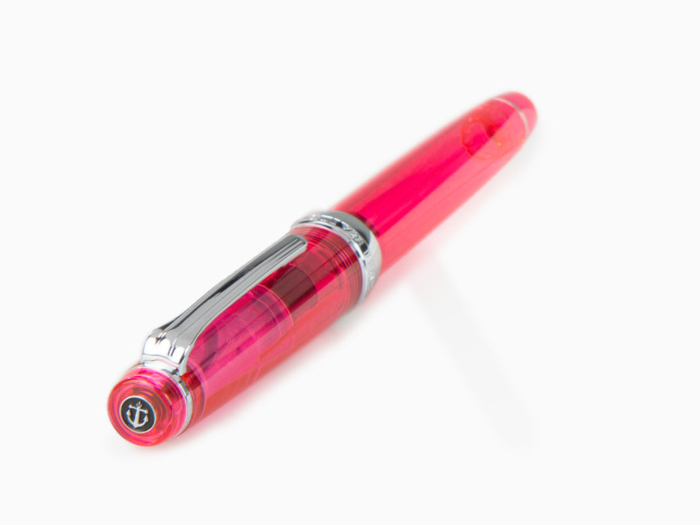 Sailor ProfessionalGear Slim Demonstrator Fountain Pen, Pink, Chrome