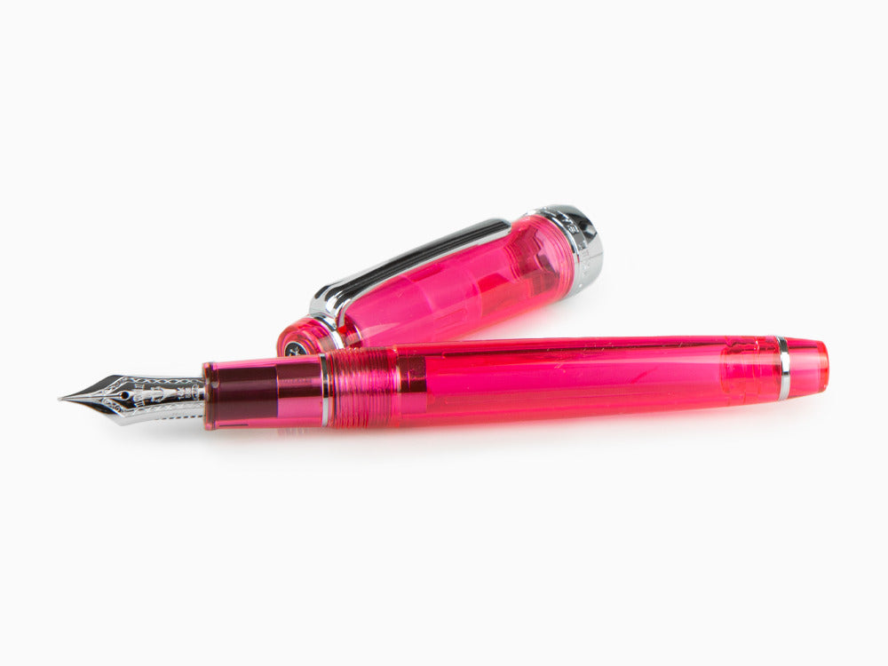 Sailor ProfessionalGear Slim Demonstrator Fountain Pen, Pink, Chrome