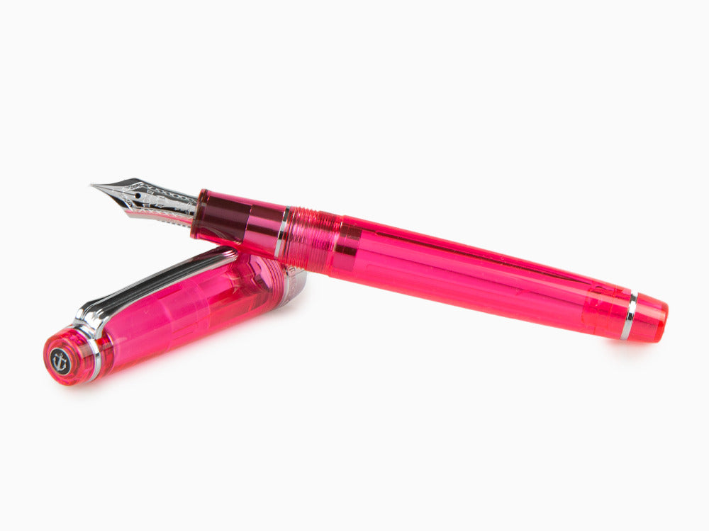 Sailor ProfessionalGear Slim Demonstrator Fountain Pen, Pink, Chrome