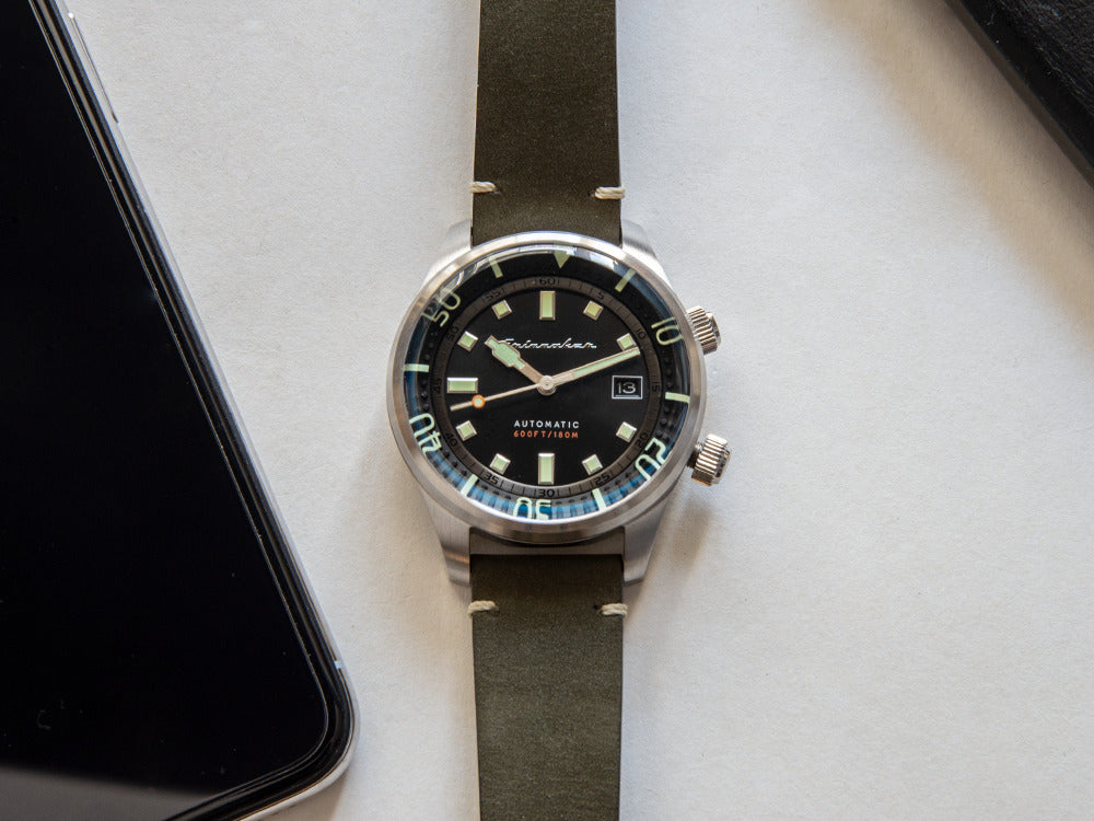 Spinnaker Bradner Automatic Watch, Black, 42 mm, 18 atm, SP-5062-02