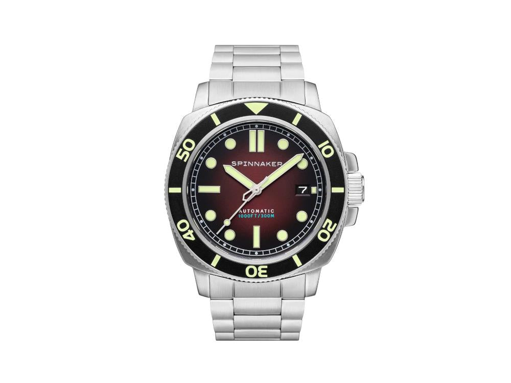 Spinnaker Hull Ombre Red Automatic Watch Red 42 mm 30 atm SP