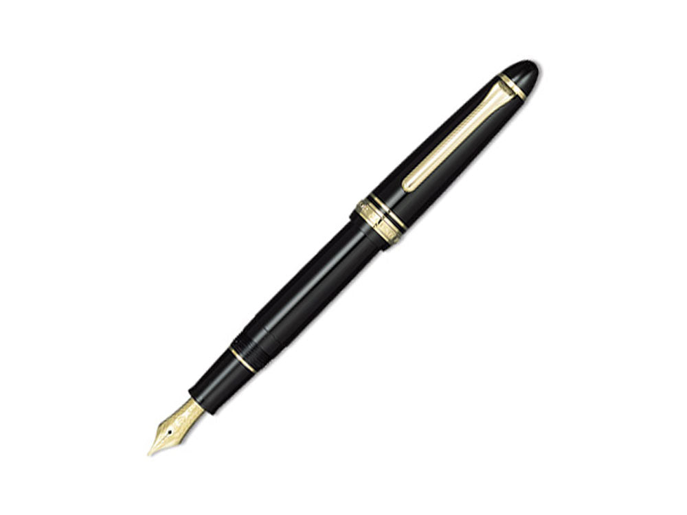 Sailor 1911 Standard Series Fountain Pen, Black, Gold trim, 11-1219-420