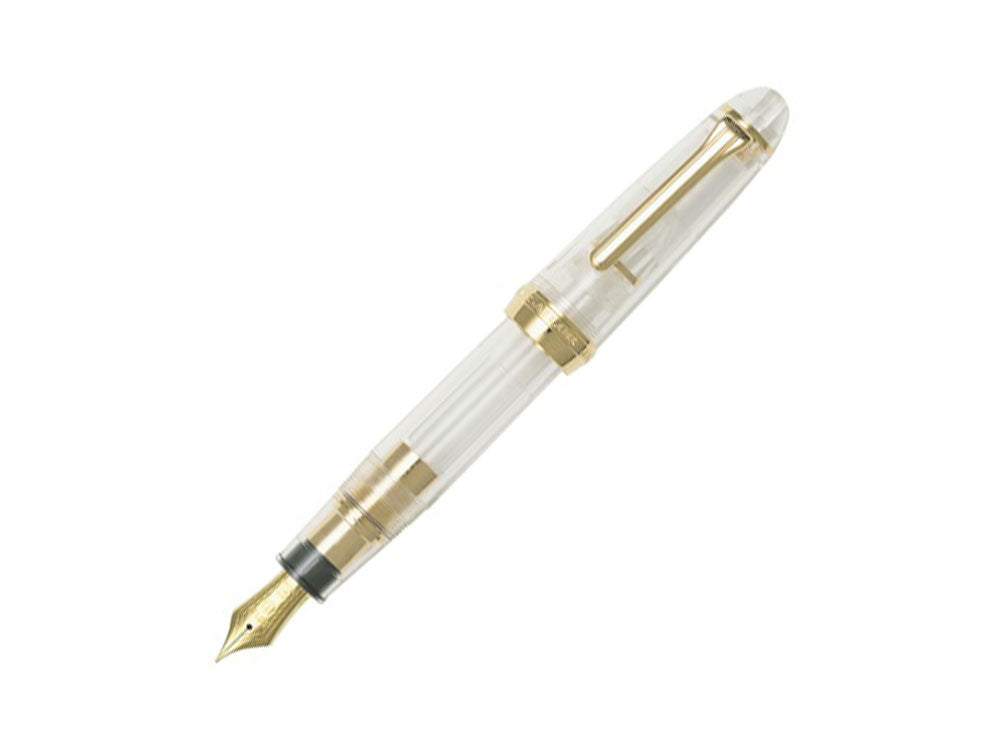 Sailor 1911 Standard Series Fountain Pen, Resin, Demonstrator, Gold trim