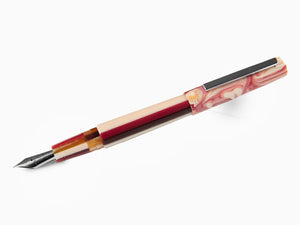 Tibaldi Infrangibile Russet Red Fountain Pen, Resin, Pink, INFR-359-FP