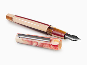 Tibaldi Infrangibile Russet Red Fountain Pen, Resin, Pink, INFR-359-FP