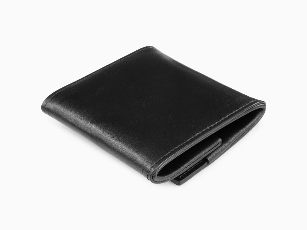 Tibaldi Leather Coin Pouch, Black, Leather, Cotton, LTM-CP