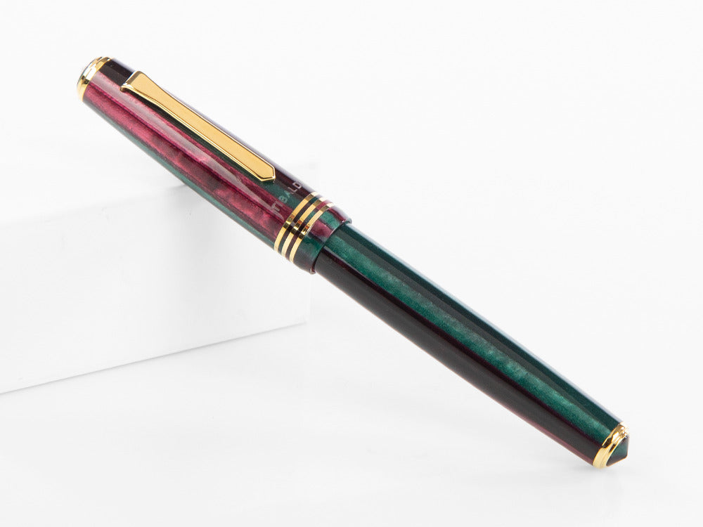 Tibaldi Nº60 Zazou Green Rollerball pen, Resin, Green, 18k Gold trim, N60-100-RB