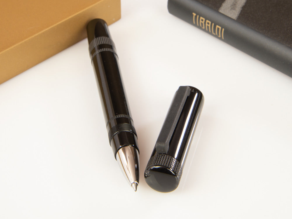 Tibaldi Perfecta Rich Black Rollerball pen, Resin, Palladium, PFC-237-RB