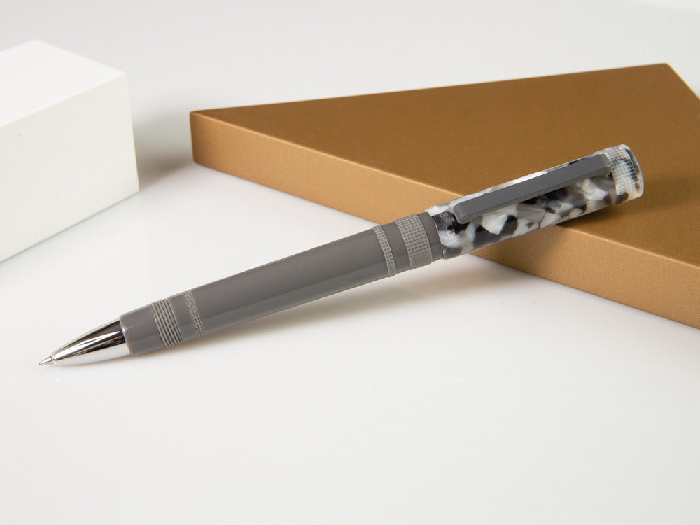 Tibaldi Perfecta Stonewash Grey Rollerball pen, Resin, Palladium, PFC-780-RB