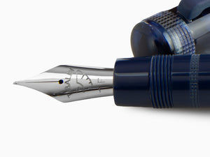 Tibaldi Perfecta Stonewash Blue Fountain Pen, Resin, Blue, PFC-781-FP