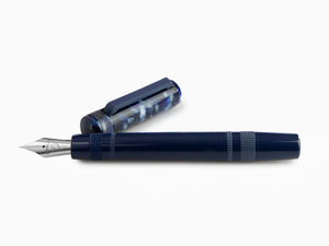 Tibaldi Perfecta Stonewash Blue Fountain Pen, Resin, Blue, PFC-781-FP