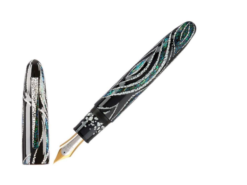 Taccia Miyabi Empress LE Fossils in the Sky Raden Shadow Fountain Pen