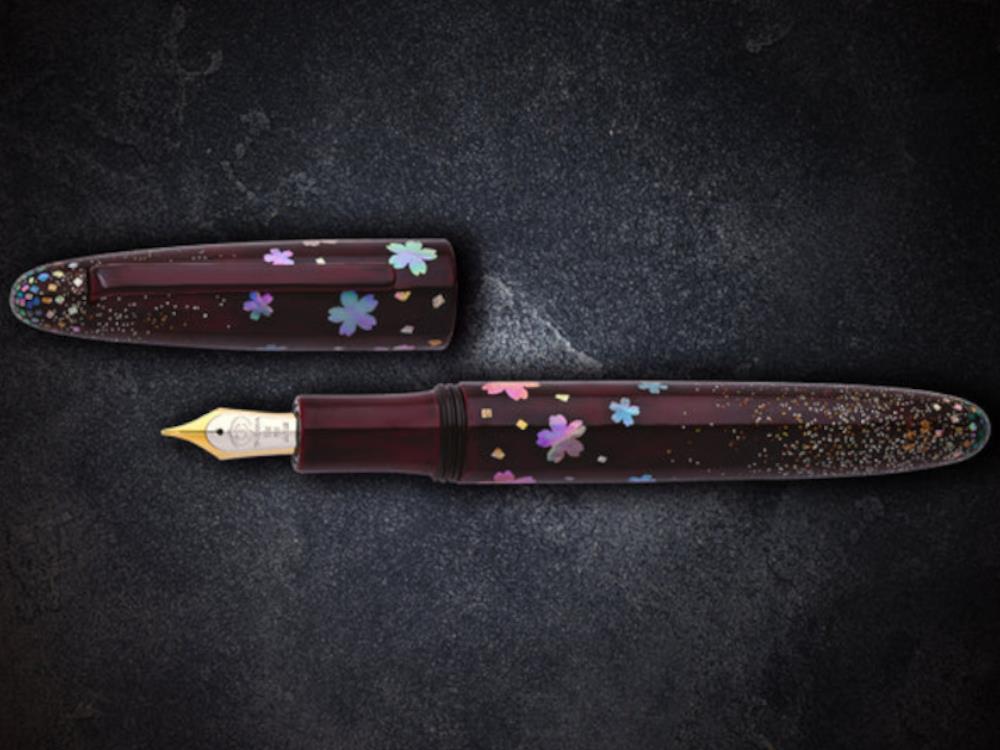 Taccia Miyabi Bon-Bori LE Cherry Blossoms Fountain Pen, TMS-2395F-CB