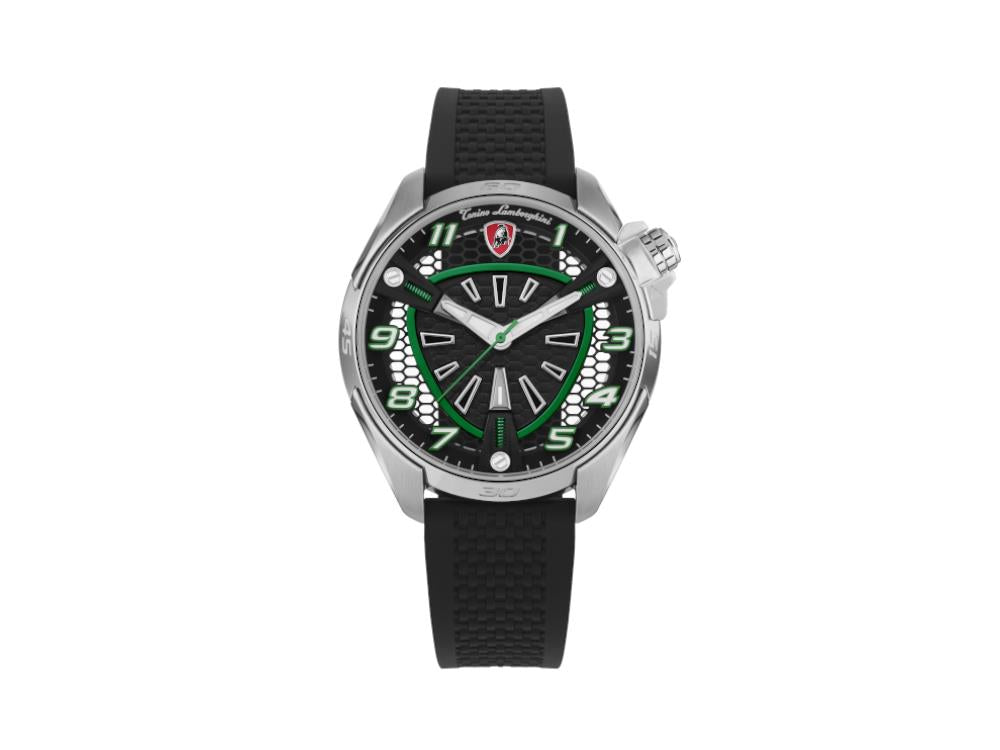 Tonino Lamborghini Shock Abs Quartz Watch, Green, 42 mm, TLABSG-SS-R