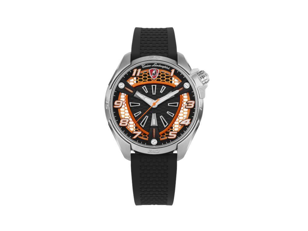 Tonino Lamborghini Shock Abs Quartz Watch, Orange, 42 mm, TLABSO-SS-R