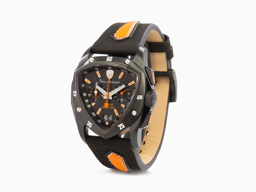 Tonino Lamborghini New Spyder Orange Quartz Watch, 43 mm, Chrono TLF-A13-6