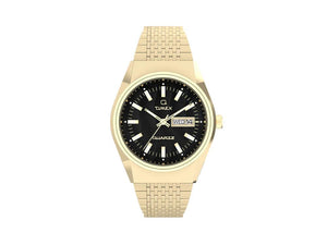 Timex Q Timex Falcon Eye Quartz Watch, PVD Gold, Black, 38 mm, TW2W62500