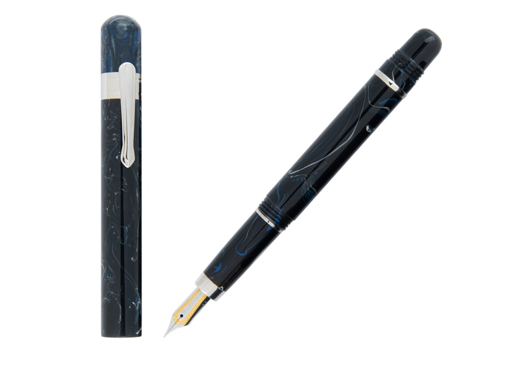 Taccia Covenant Ocean Whispers Fountain Pen, Resin, Blue, TCV-SSF-OW