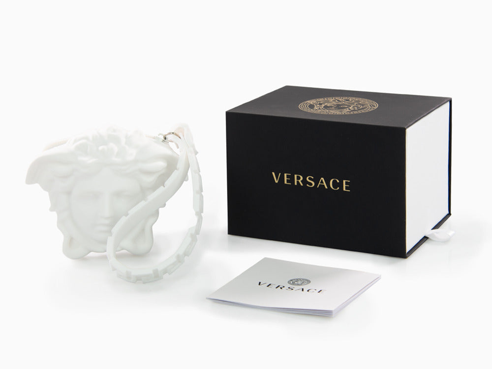 Versace Medusa Pop Quartz Watch, Silicon, White, 39 mm, VE6G00123