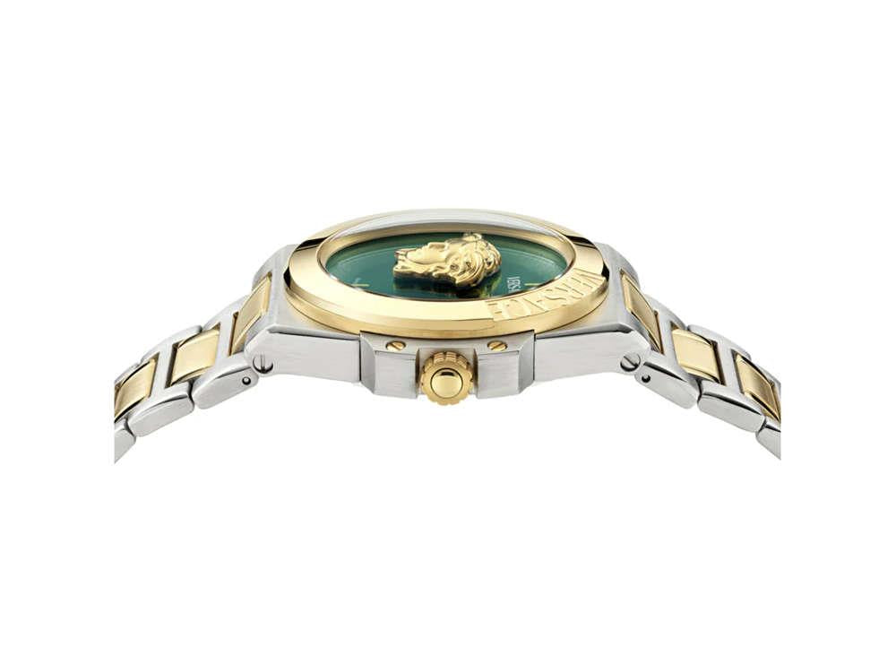 Versace HerA Quartz Watch, Green, 37 mm, Sapphire Crystal, VE8D00524