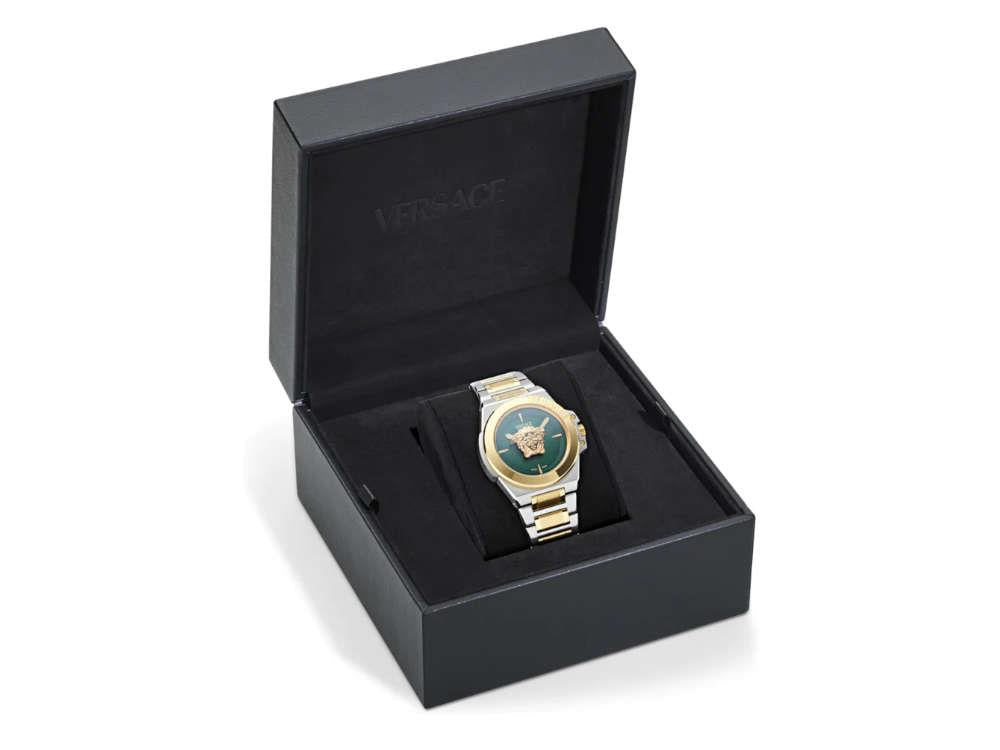 Versace HerA Quartz Watch, Green, 37 mm, Sapphire Crystal, VE8D00524